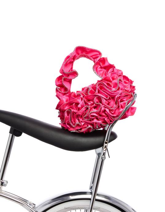 Frauen Betsey Johnson Rüschentasche Rosa Zubehör ZJFF201