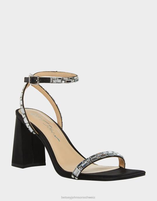Frauen Betsey Johnson Scott Schwarz Schuhe ZJFF176