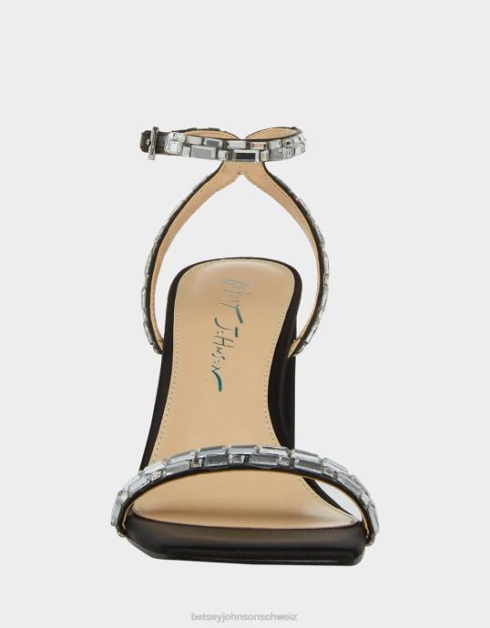 Frauen Betsey Johnson Scott Schwarz Schuhe ZJFF176