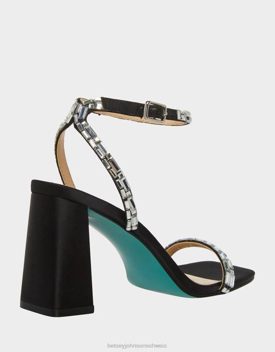 Frauen Betsey Johnson Scott Schwarz Schuhe ZJFF176