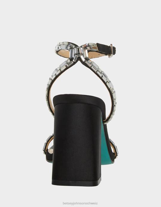 Frauen Betsey Johnson Scott Schwarz Schuhe ZJFF176