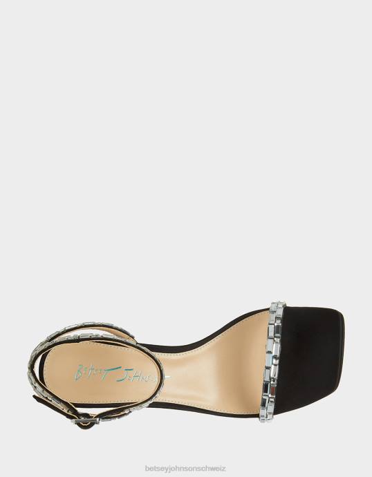 Frauen Betsey Johnson Scott Schwarz Schuhe ZJFF176
