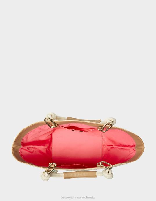 Frauen Betsey Johnson Shell-Yeah-Tasche natürlich Zubehör ZJFF248