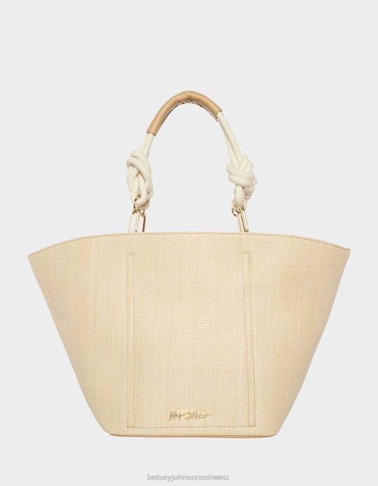 Frauen Betsey Johnson Shell-Yeah-Tasche natürlich Zubehör ZJFF248