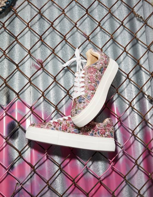 Frauen Betsey Johnson Sidny Blumen-Multi Schuhe ZJFF7