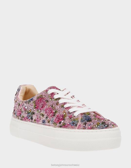 Frauen Betsey Johnson Sidny Blumen-Multi Schuhe ZJFF7