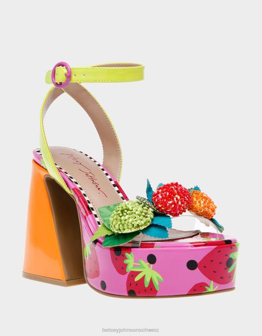 Frauen Betsey Johnson Sprite multi Schuhe ZJFF71
