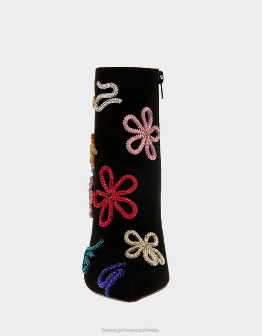 Frauen Betsey Johnson Sylvia Schwarz multi Schuhe ZJFF145