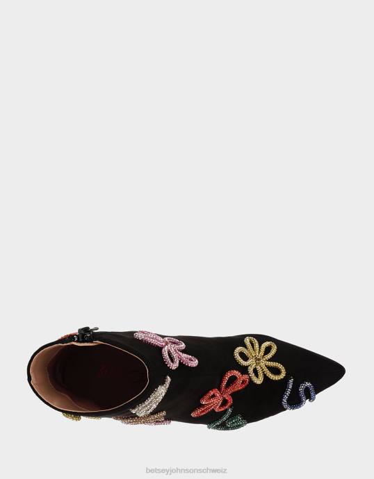 Frauen Betsey Johnson Sylvia Schwarz multi Schuhe ZJFF145