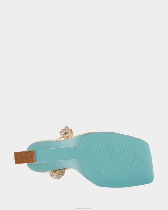 Frauen Betsey Johnson Troy Gold Schuhe ZJFF141