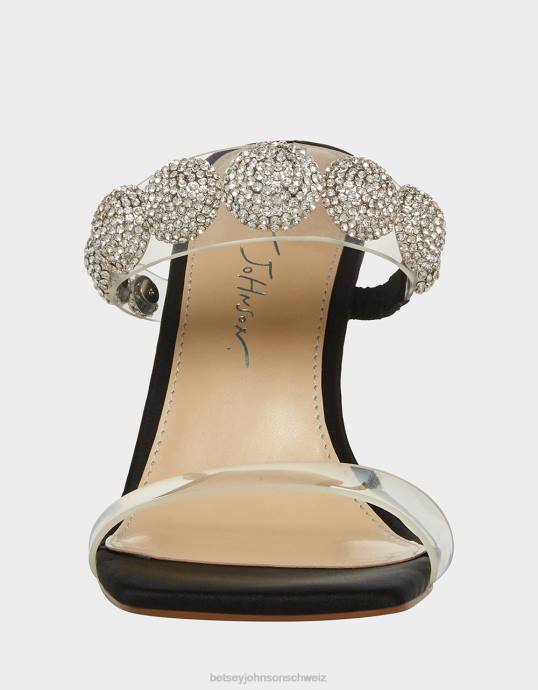 Frauen Betsey Johnson Troy Schwarz Schuhe ZJFF163