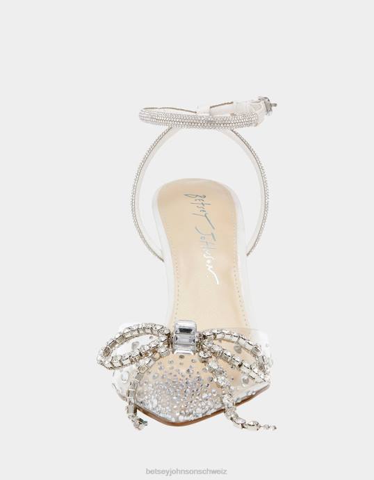 Frauen Betsey Johnson Träume Weiss Schuhe ZJFF102