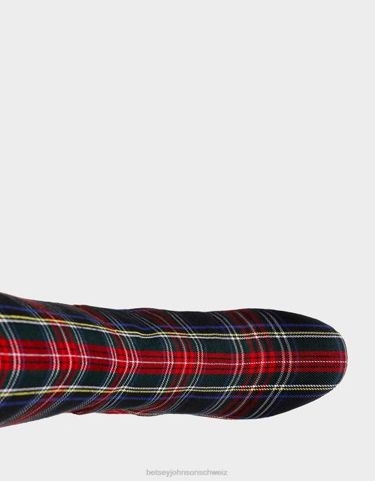 Frauen Betsey Johnson Valeria schwarz kariert Schuhe ZJFF173