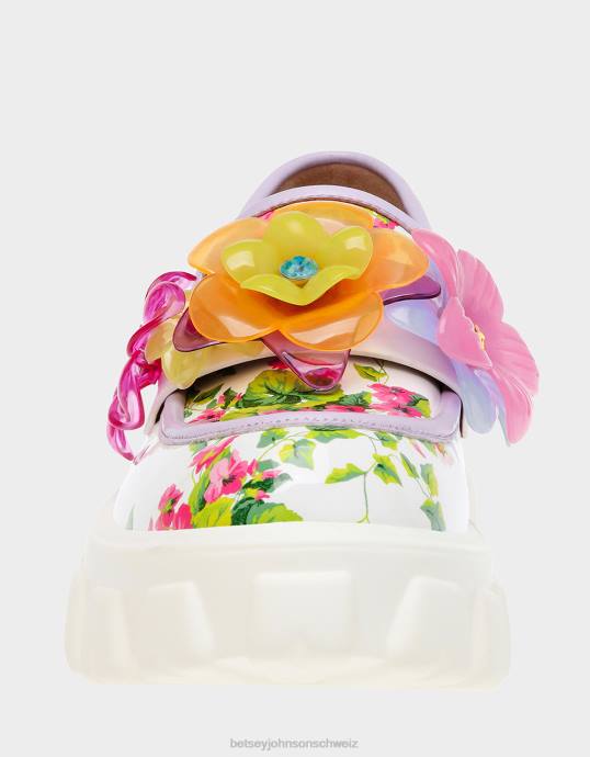Frauen Betsey Johnson Vinie blumig multi Schuhe ZJFF53