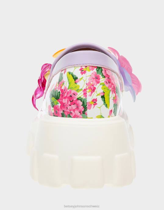 Frauen Betsey Johnson Vinie blumig multi Schuhe ZJFF53