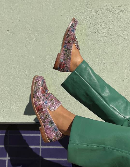 Frauen Betsey Johnson aron Blumen-Multi Schuhe ZJFF10