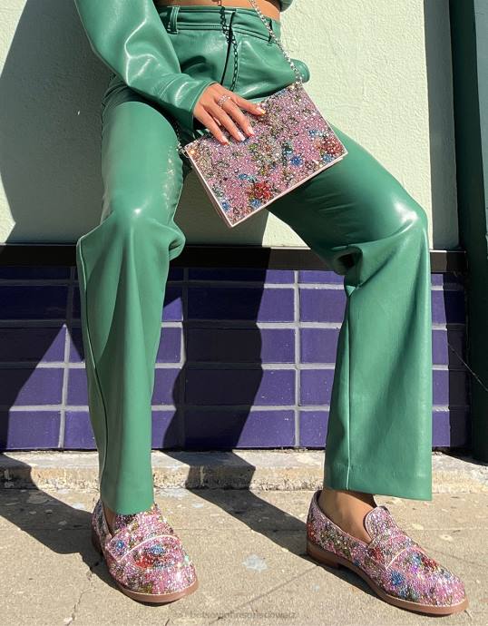 Frauen Betsey Johnson aron Blumen-Multi Schuhe ZJFF10