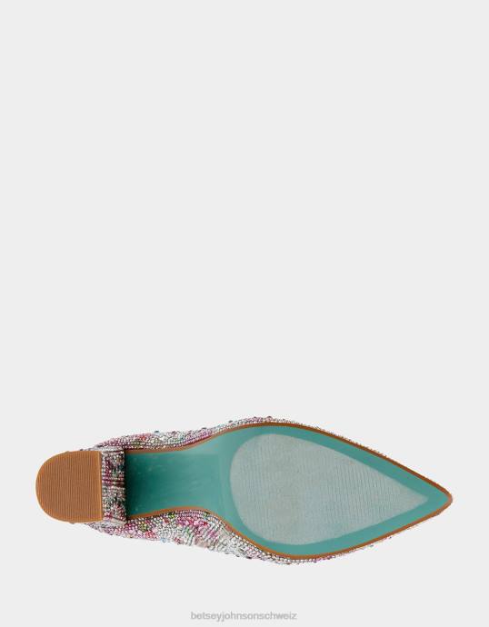 Frauen Betsey Johnson cadyf Blumen-Multi Schuhe ZJFF56
