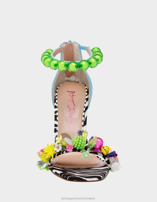 Frauen Betsey Johnson clooney blau-multi Schuhe ZJFF111