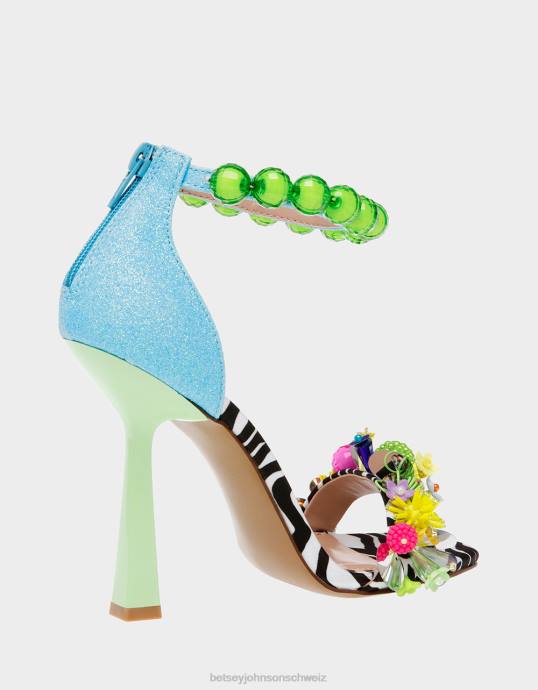 Frauen Betsey Johnson clooney blau-multi Schuhe ZJFF111