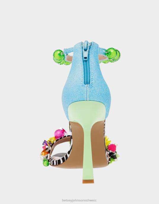 Frauen Betsey Johnson clooney blau-multi Schuhe ZJFF111