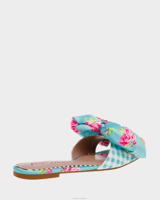 Frauen Betsey Johnson daisyy-g blau-multi Schuhe ZJFF121