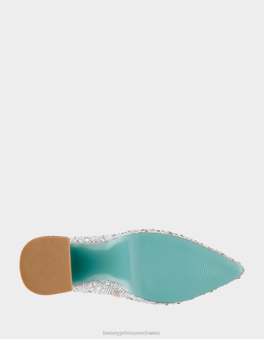 Frauen Betsey Johnson della Strasssteine Schuhe ZJFF15