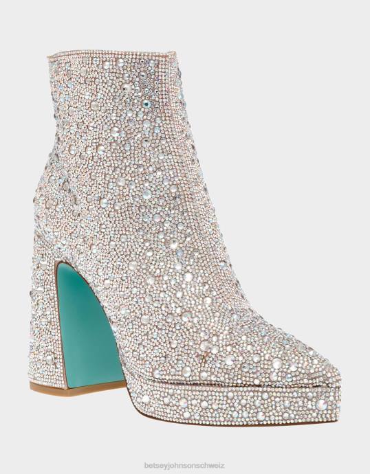 Frauen Betsey Johnson della Strasssteine Schuhe ZJFF15