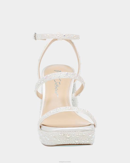 Frauen Betsey Johnson denni Elfenbein Schuhe ZJFF69