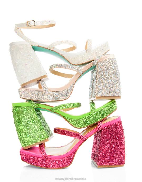 Frauen Betsey Johnson denni Strasssteine Schuhe ZJFF20