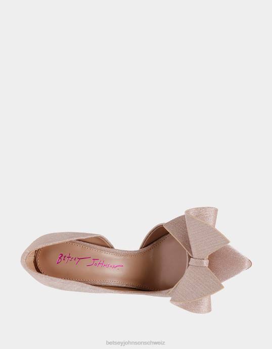 Frauen Betsey Johnson edel Sekt Schuhe ZJFF62
