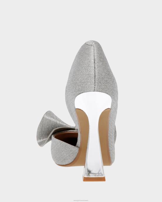 Frauen Betsey Johnson edel Silber Schuhe ZJFF26