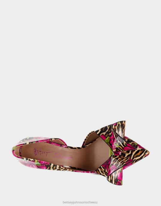 Frauen Betsey Johnson edel-p Leoparden-Multi Schuhe ZJFF87