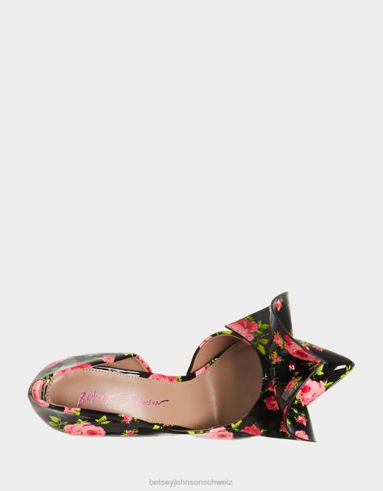 Frauen Betsey Johnson edel-p schwarz-multi Schuhe ZJFF124