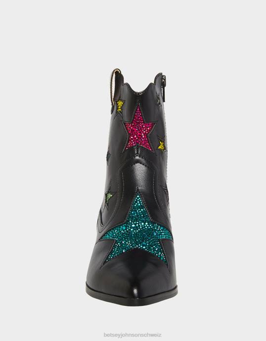 Frauen Betsey Johnson edison Schwarz Schuhe ZJFF191