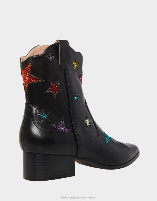 Frauen Betsey Johnson edison Schwarz Schuhe ZJFF191