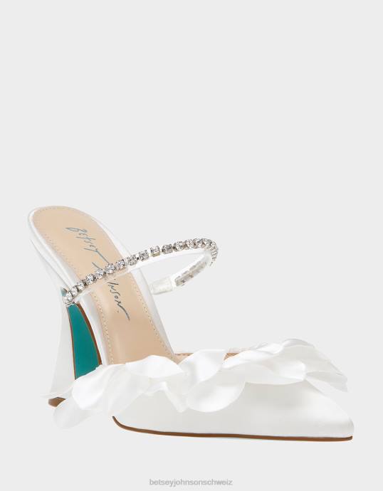 Frauen Betsey Johnson jayde Elfenbein Schuhe ZJFF113