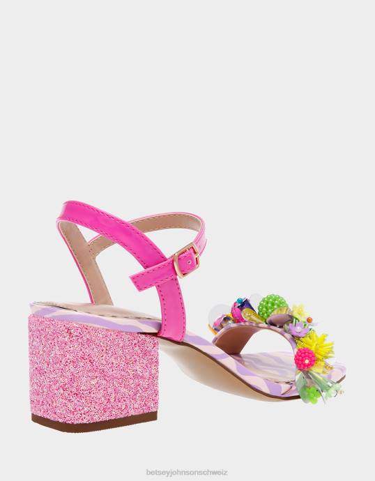 Frauen Betsey Johnson jayleene rosa multi Schuhe ZJFF97
