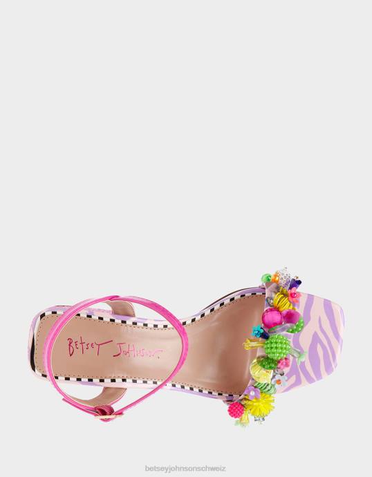 Frauen Betsey Johnson jayleene rosa multi Schuhe ZJFF97