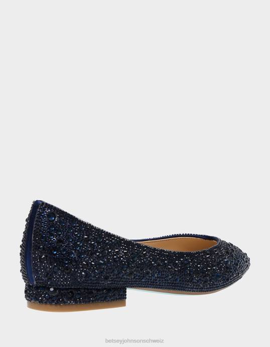 Frauen Betsey Johnson jd-jude Marine Schuhe ZJFF161