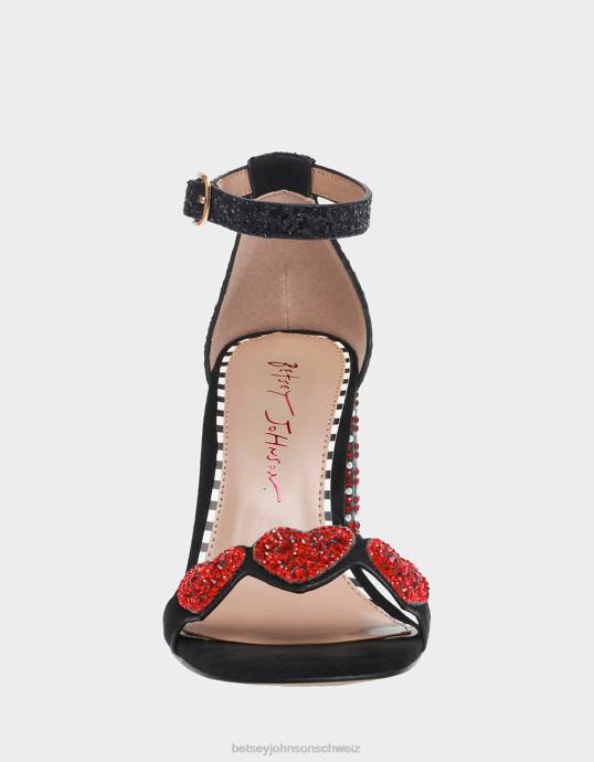 Frauen Betsey Johnson kameron-bj schwarz multi Schuhe ZJFF77