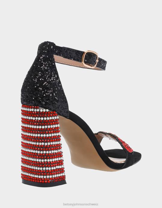 Frauen Betsey Johnson kameron-bj schwarz multi Schuhe ZJFF77