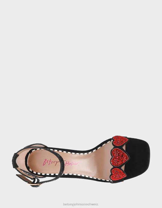 Frauen Betsey Johnson kameron-bj schwarz multi Schuhe ZJFF77