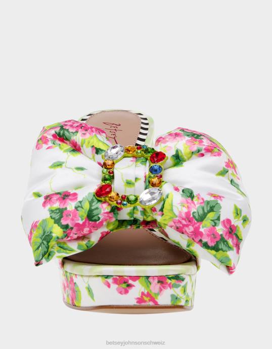 Frauen Betsey Johnson möglich weiß-multi Schuhe ZJFF8