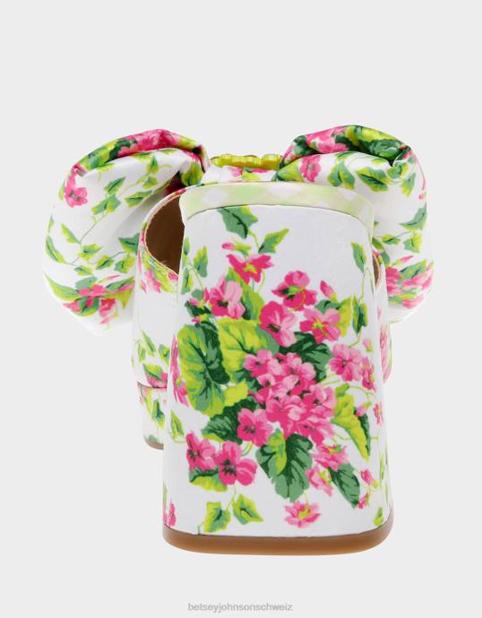 Frauen Betsey Johnson möglich weiß-multi Schuhe ZJFF8