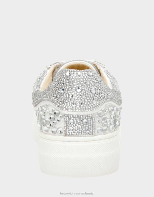 Frauen Betsey Johnson reily Weiss Schuhe ZJFF194