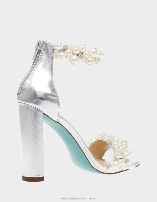 Frauen Betsey Johnson sb-fay Silber Schuhe ZJFF17