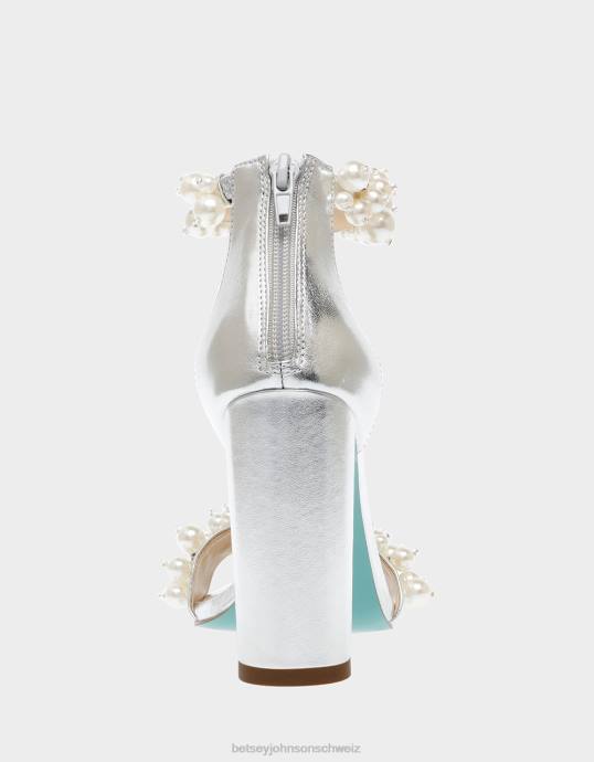 Frauen Betsey Johnson sb-fay Silber Schuhe ZJFF17