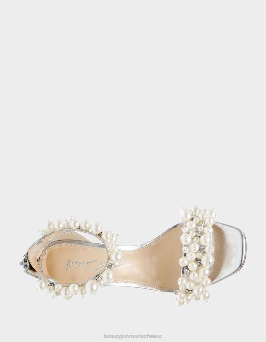 Frauen Betsey Johnson sb-fay Silber Schuhe ZJFF17