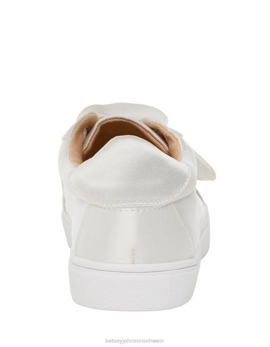 Frauen Betsey Johnson sb-liane elfenbein Satin Schuhe ZJFF183